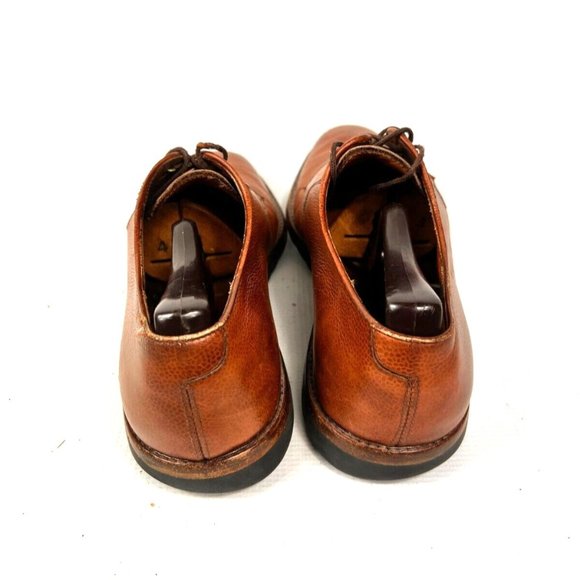 Salvatore Ferragamo Studio Shoes Brown Derby Made In Italy Men\'s 8D Nice main image 11